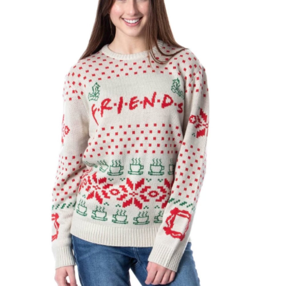 Friends Tv Series Logo Ugly Christmas Sweater